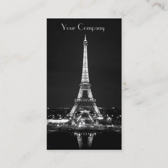 Eiffel Tower Business Cards (Front)