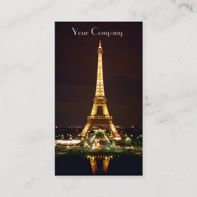 Eiffel Tower Business Cards (Front)
