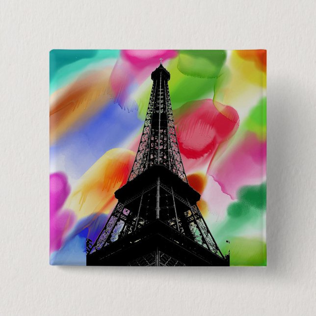 Eiffel Tower Button (Front)