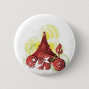 Eiffel tower Button