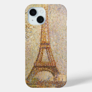 Eiffel Tower by Georges Seurat, Vintage Fine Art iPhone 15 Case