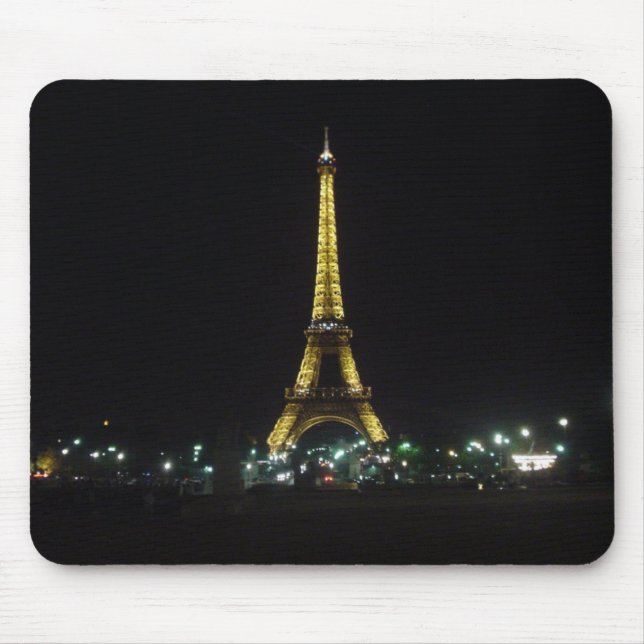 Eiffel Tower by night Mouse Pad (Front)