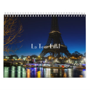 Eiffel tower Calendar