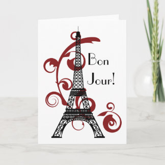 Eiffel Tower Card