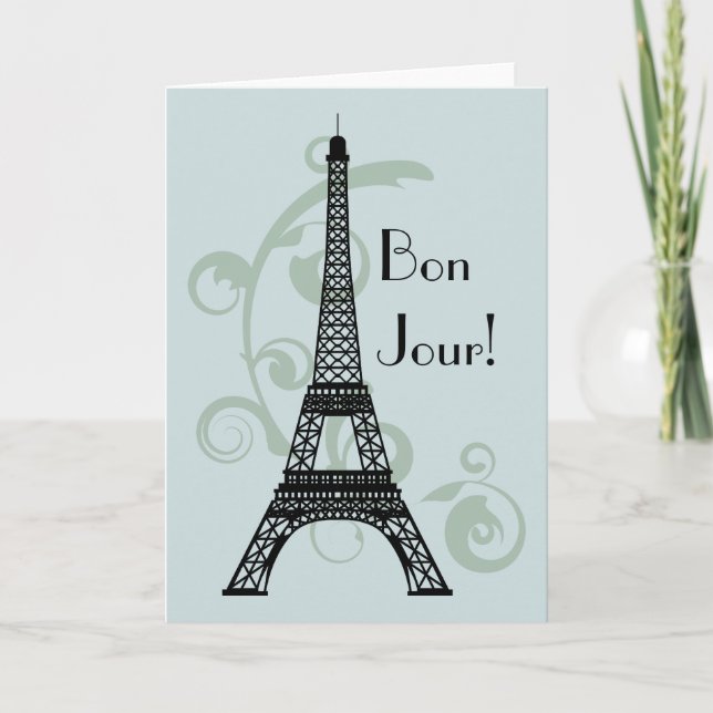 Eiffel Tower Card (Front)