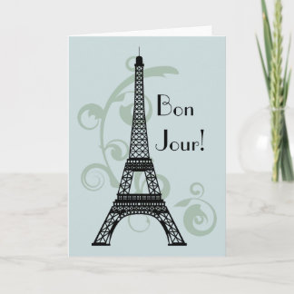 Eiffel Tower Card