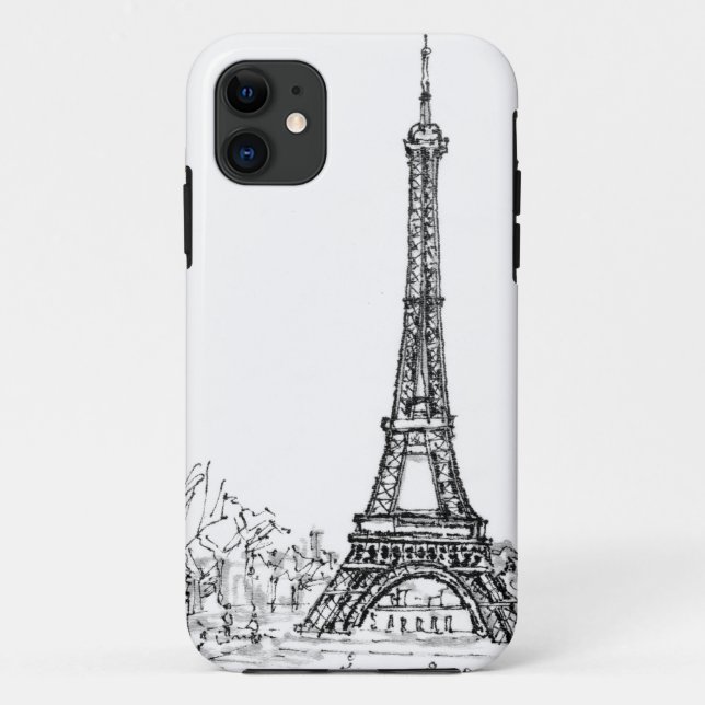 Eiffel Tower Case-Mate iPhone Case (Back)