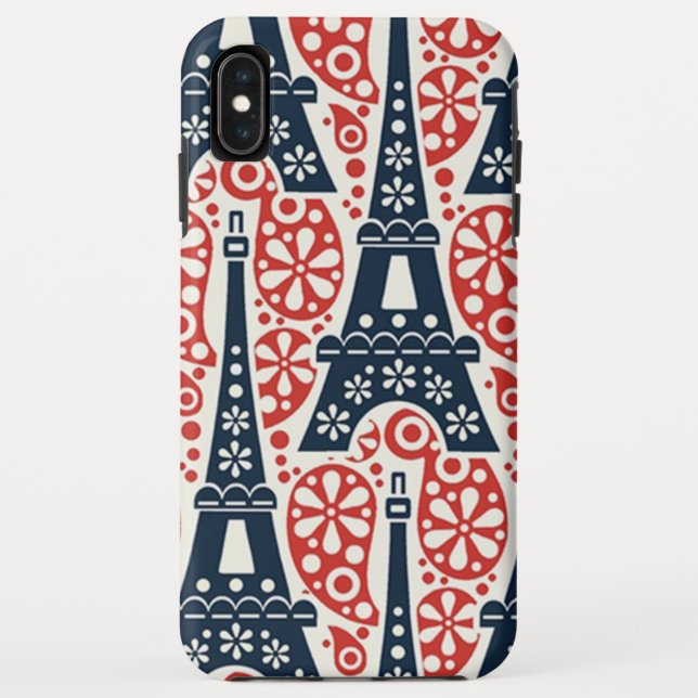 Eiffel tower Case-Mate Tough Apple iPhone XS Max C Case (Back)