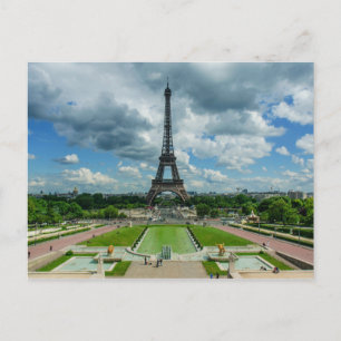 Eiffel Tower, Champs de Mars, Paris, France Postcard