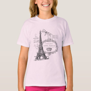 Eiffel tower collage  T-Shirt