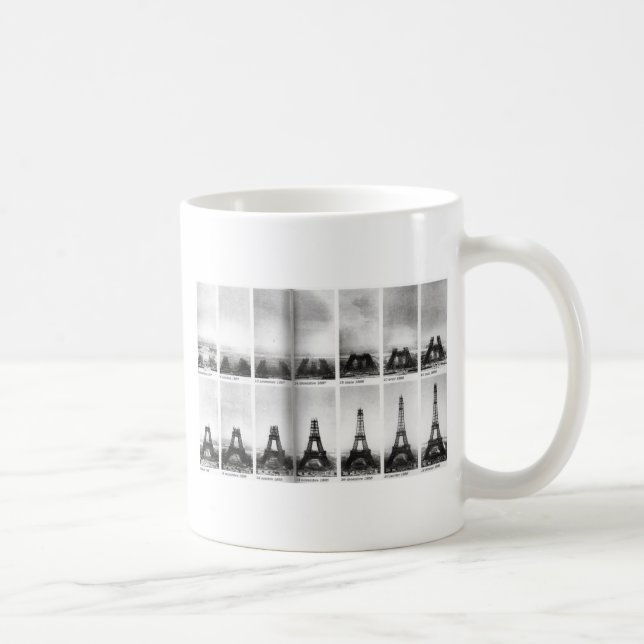 Eiffel Tower Construction Coffee Mug (Right)