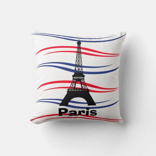 Eiffel Tower Cushion (Front)