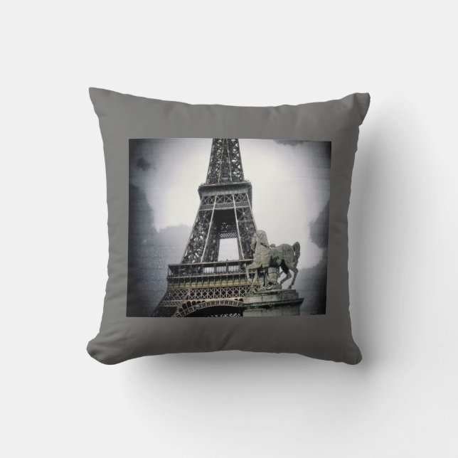 Eiffel tower- Design 1 Cushion (Front)