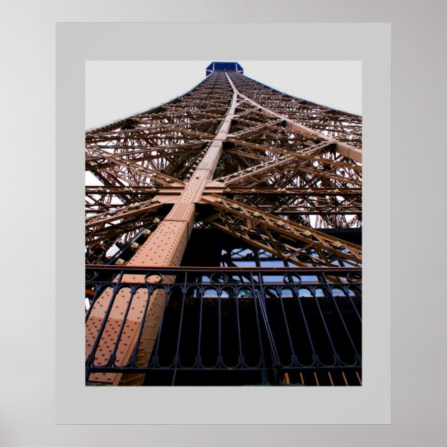 Eiffel Tower Detail Poster (Front)