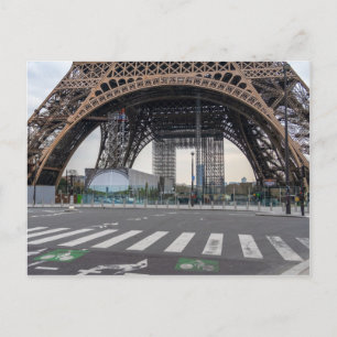 Eiffel tower during Coronavirus Lockdown in Paris Postcard