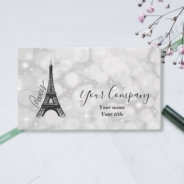Eiffel Tower Elegance Business Card (Creator Uploaded)