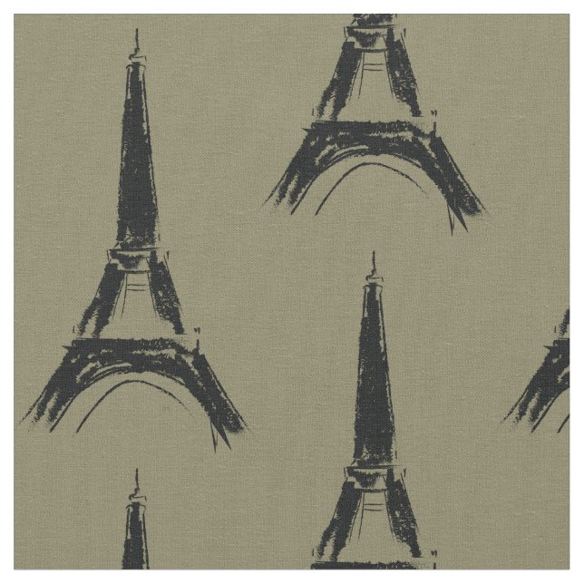 Eiffel Tower Fabric (Close Up)
