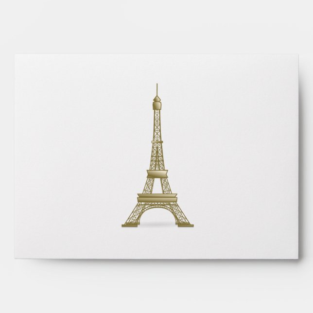 Eiffel tower, France clipart Envelope (Front)