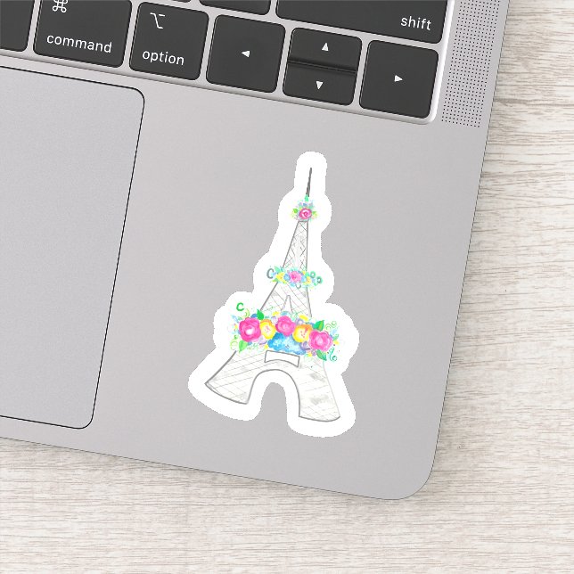 Eiffel Tower, France, French, Flowers, Monument (Detail)