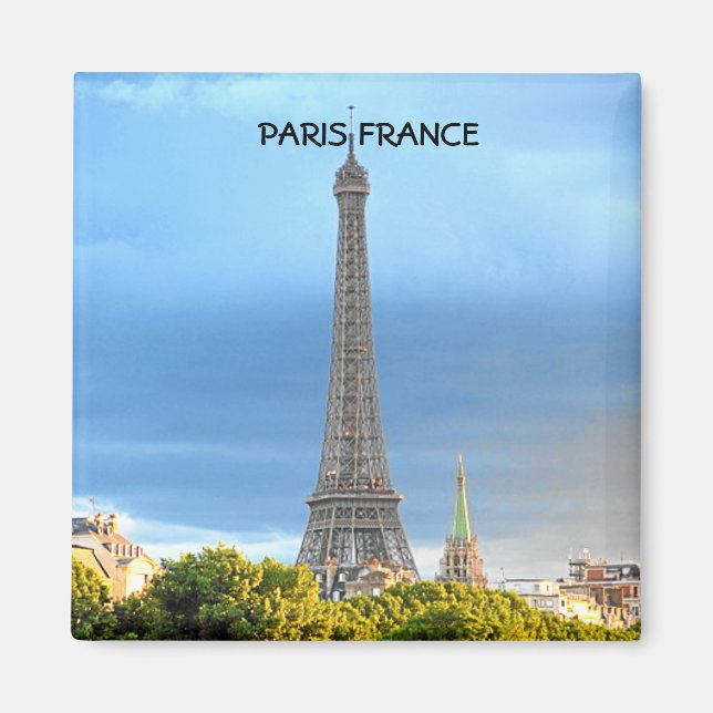 EIFFEL TOWER,  FRANCE MAGNET (Front)