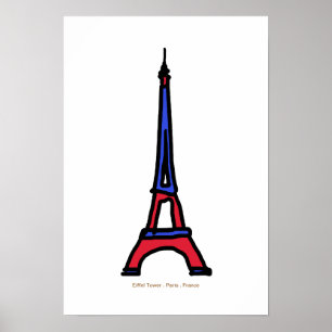Eiffel tower France Paris Poster