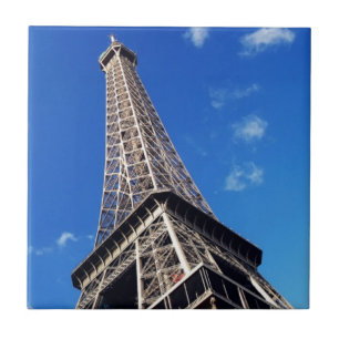 Eiffel Tower France Travel Photography Ceramic Tile