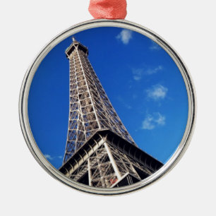 Eiffel Tower France Travel Photography Metal Tree Decoration