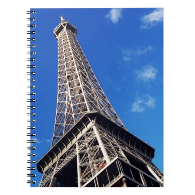 Eiffel Tower France Travel Photography Notebook (Front)
