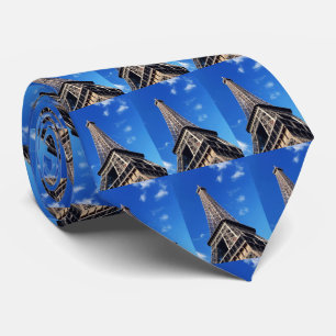 Eiffel Tower France Travel Photography Tie
