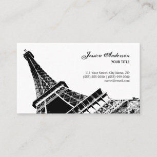 Eiffel Tower French Chic business cards