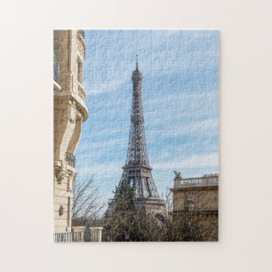 Eiffel Tower from the Avenue de Camoe - Paris Jigsaw Puzzle