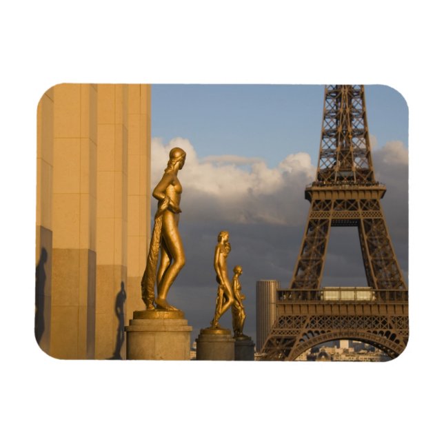 Eiffel Tower from the Palais de Chaillot, Paris, Magnet (Horizontal)