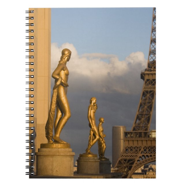 Eiffel Tower from the Palais de Chaillot, Paris, Notebook (Front)