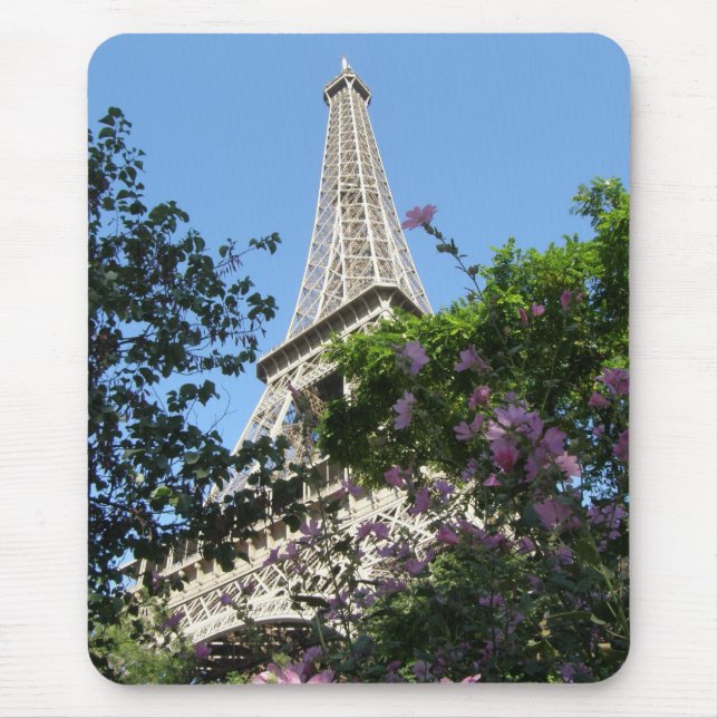 Eiffel Tower Garden Mouse Pad (Front)