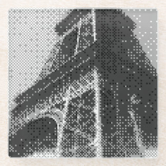 eiffel tower glass coaster
