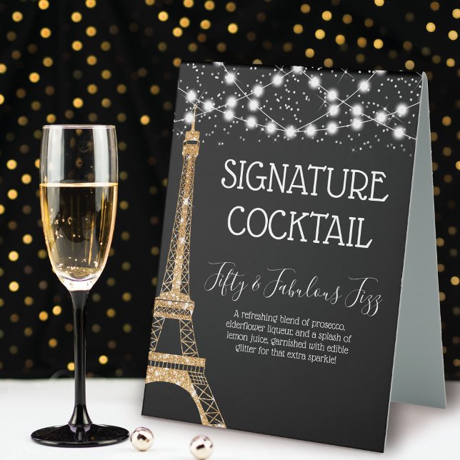 Eiffel Tower Glitter Lights Signature Cocktail (Creator Uploaded)