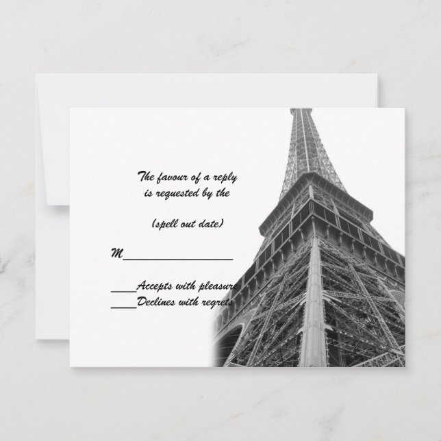 eiffel tower i rsvp (Front)