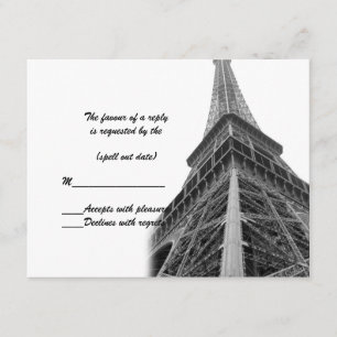 eiffel tower i rsvp card