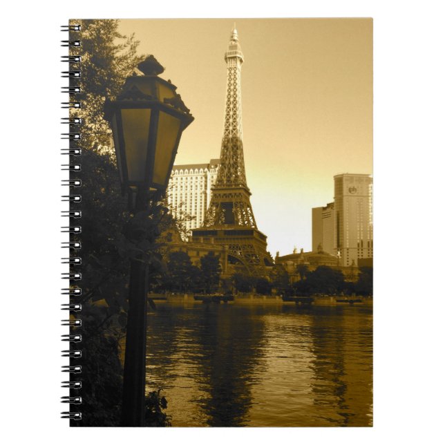 Eiffel Tower in Las Vegas Notebook (Front)