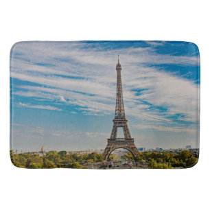 Eiffel tower in Paris Bath Mat