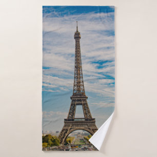 Eiffel tower in Paris Bath Towel