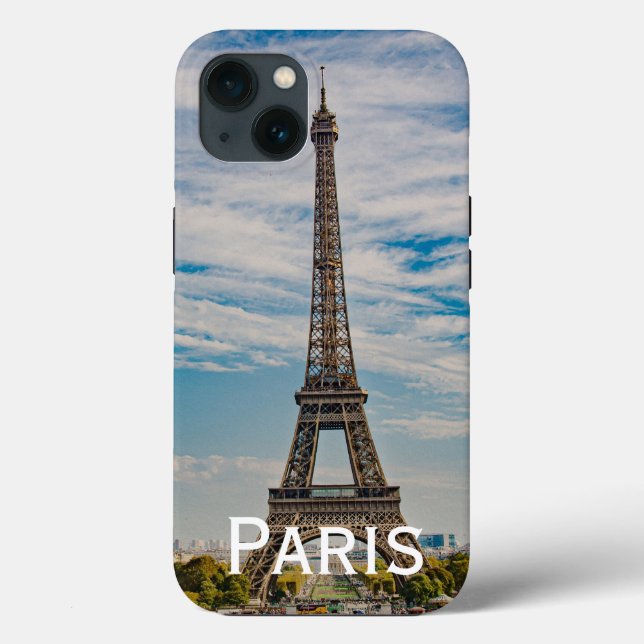 Eiffel tower in Paris Case-Mate iPhone Case (Back)