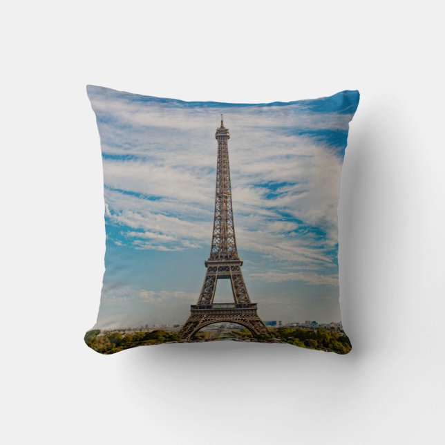 Eiffel tower in Paris Cushion (Front)