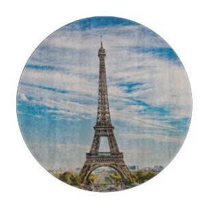 Eiffel tower in Paris Cutting Board