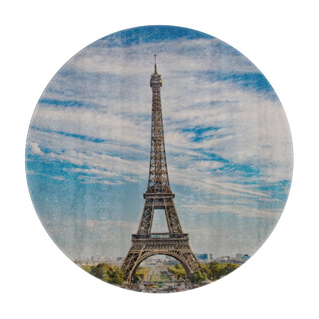 Eiffel tower in Paris Cutting Board (Front)
