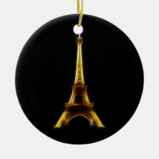 Eiffel Tower in Paris France Ceramic Ornament