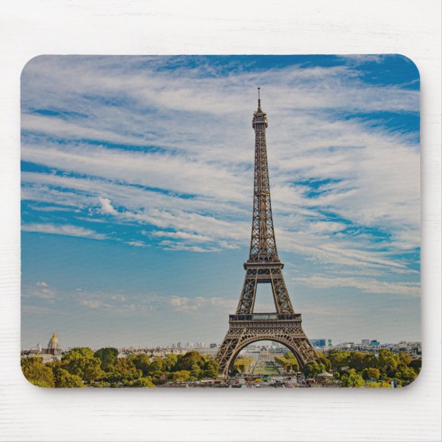 Eiffel tower in Paris Mouse Pad (Front)