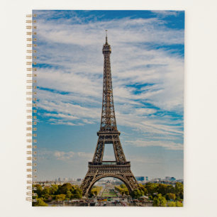 Eiffel tower in Paris Planner