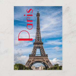 Eiffel Tower in Paris Postcard