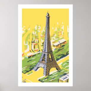 Eiffel tower in Paris Poster